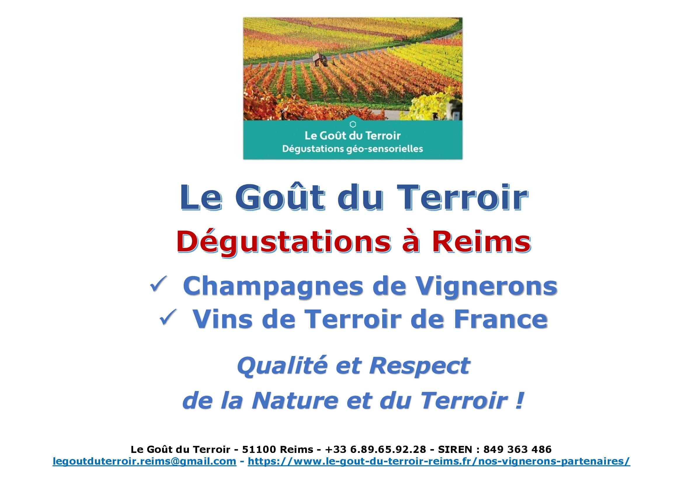 Qualité Respect Nature et Terroir Qualité Respect Nature et Terroir