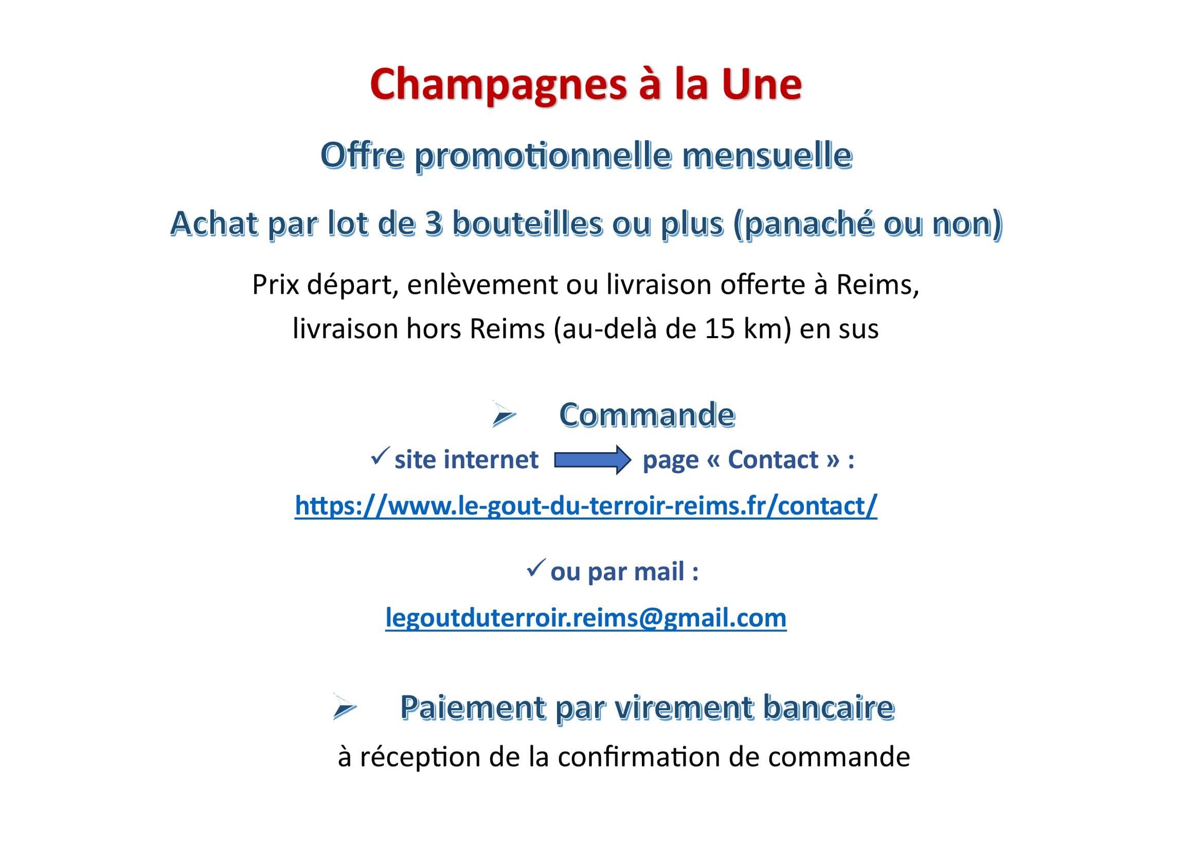 Champagnes à la Une