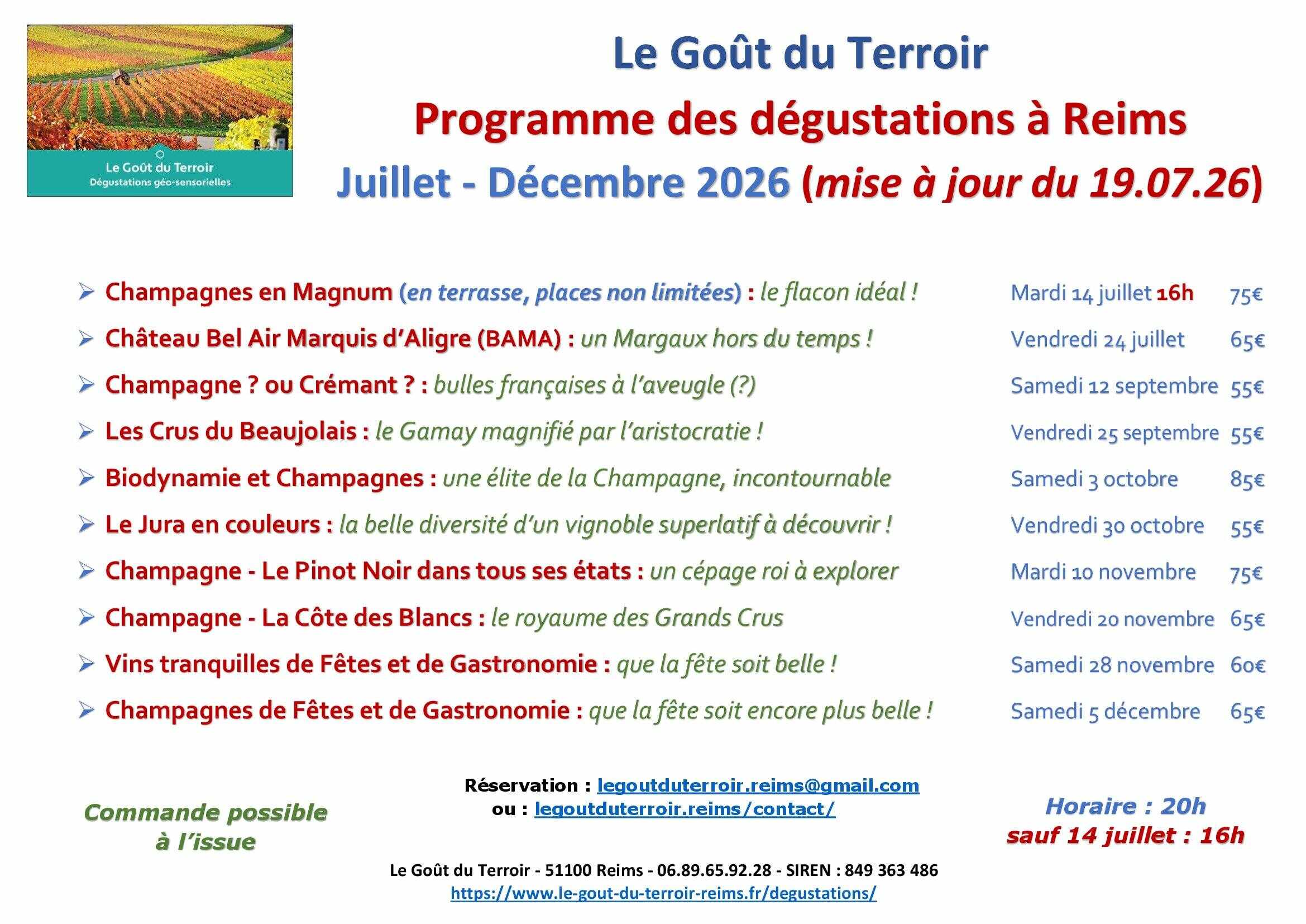 Programme S2-2026 V9